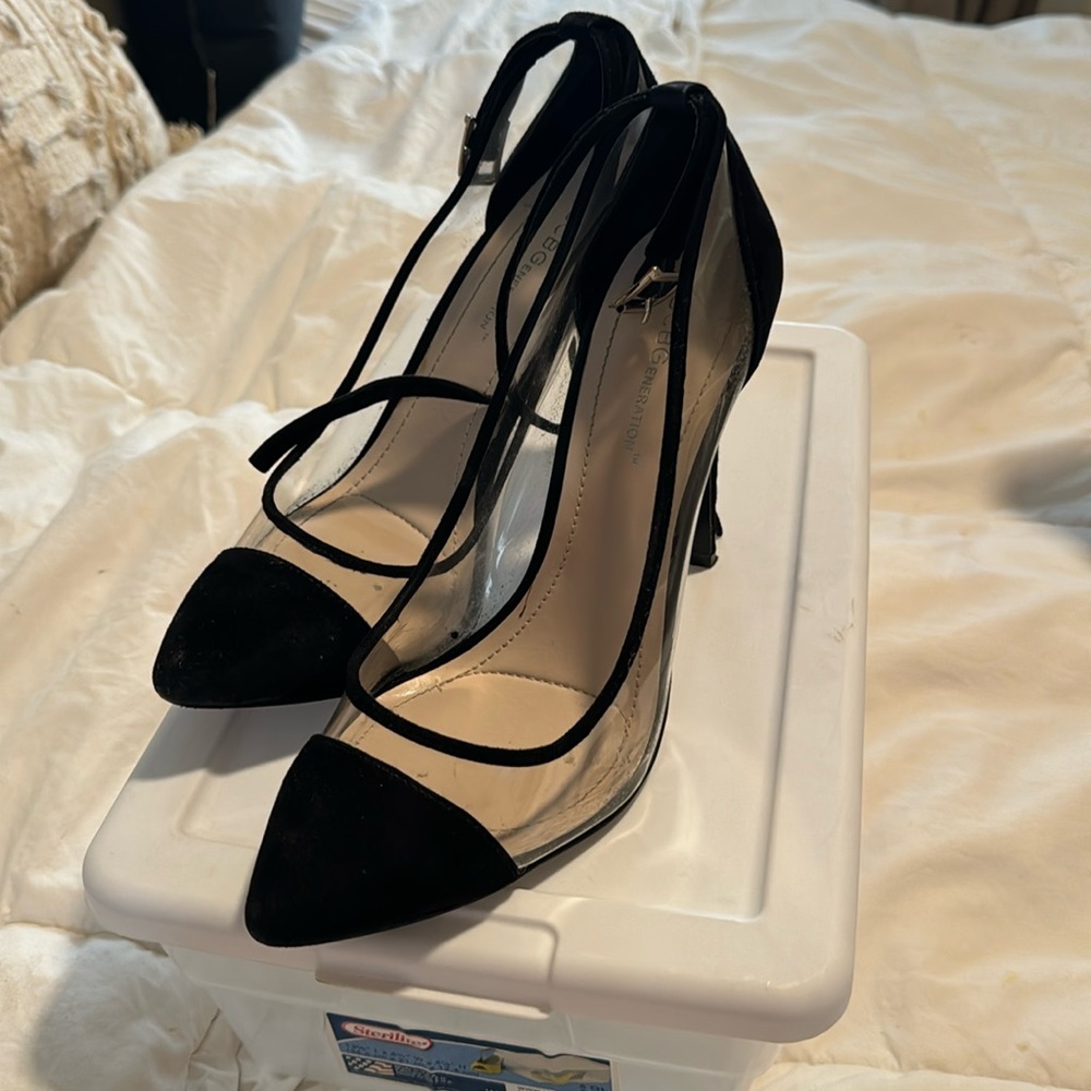 Black heels